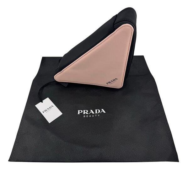 Prada Beauty Triangle Cosmetic Pouch Bag and Dust Bag - Picture 5 of 5
